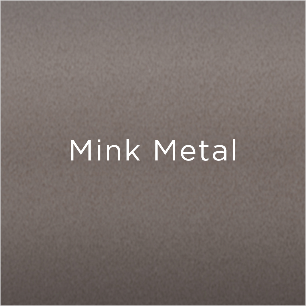 mink powder-coated metal swatch