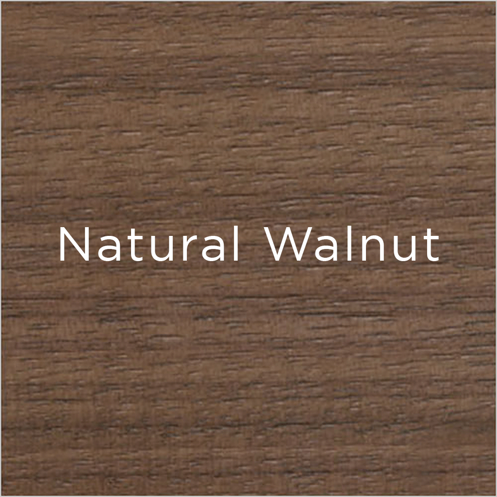 natural walnut wood swatch