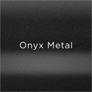 onyx powder-coated metal swatch