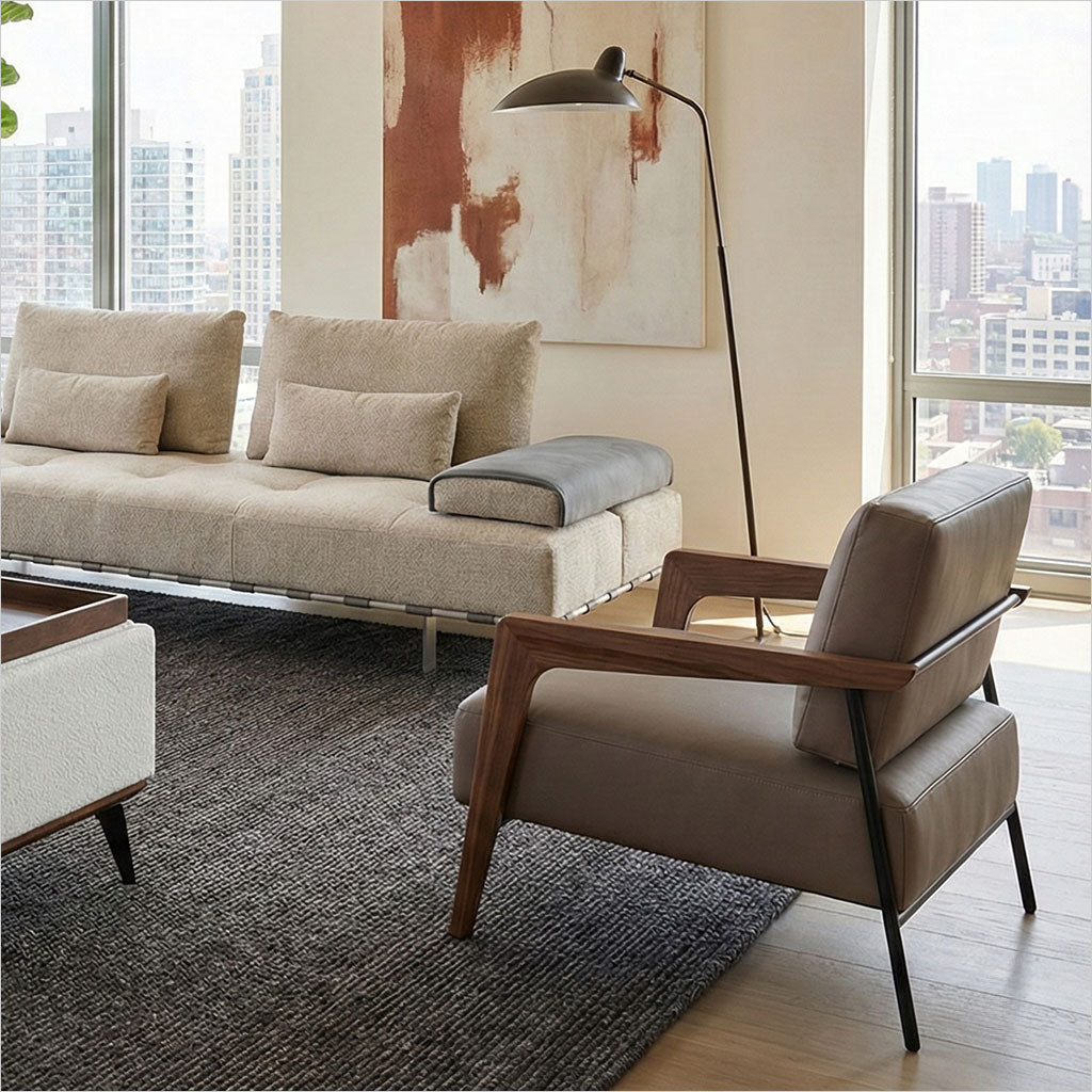 Breccia Armchair - Dark Cappuccino