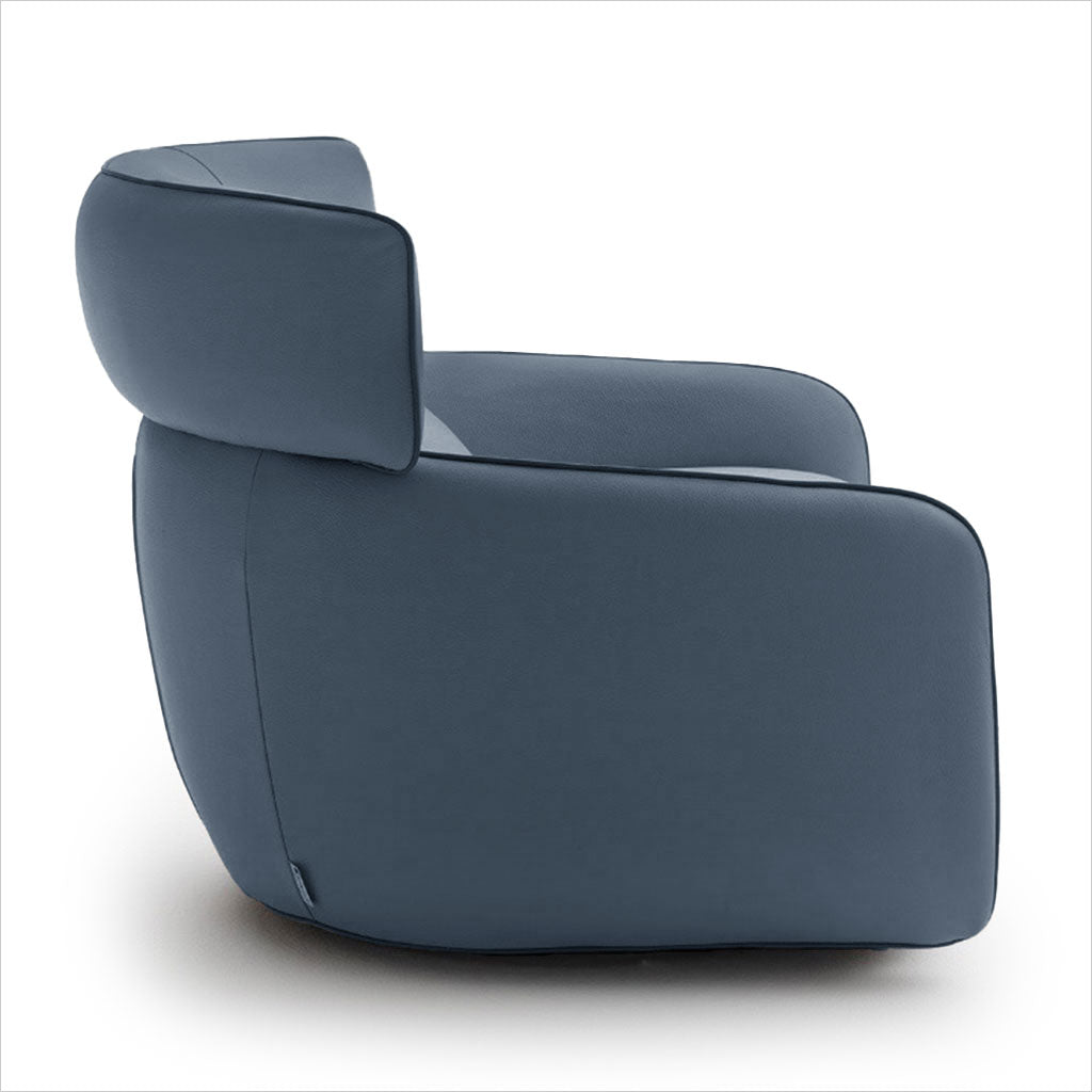 Lilly Swivel Armchair - Blue