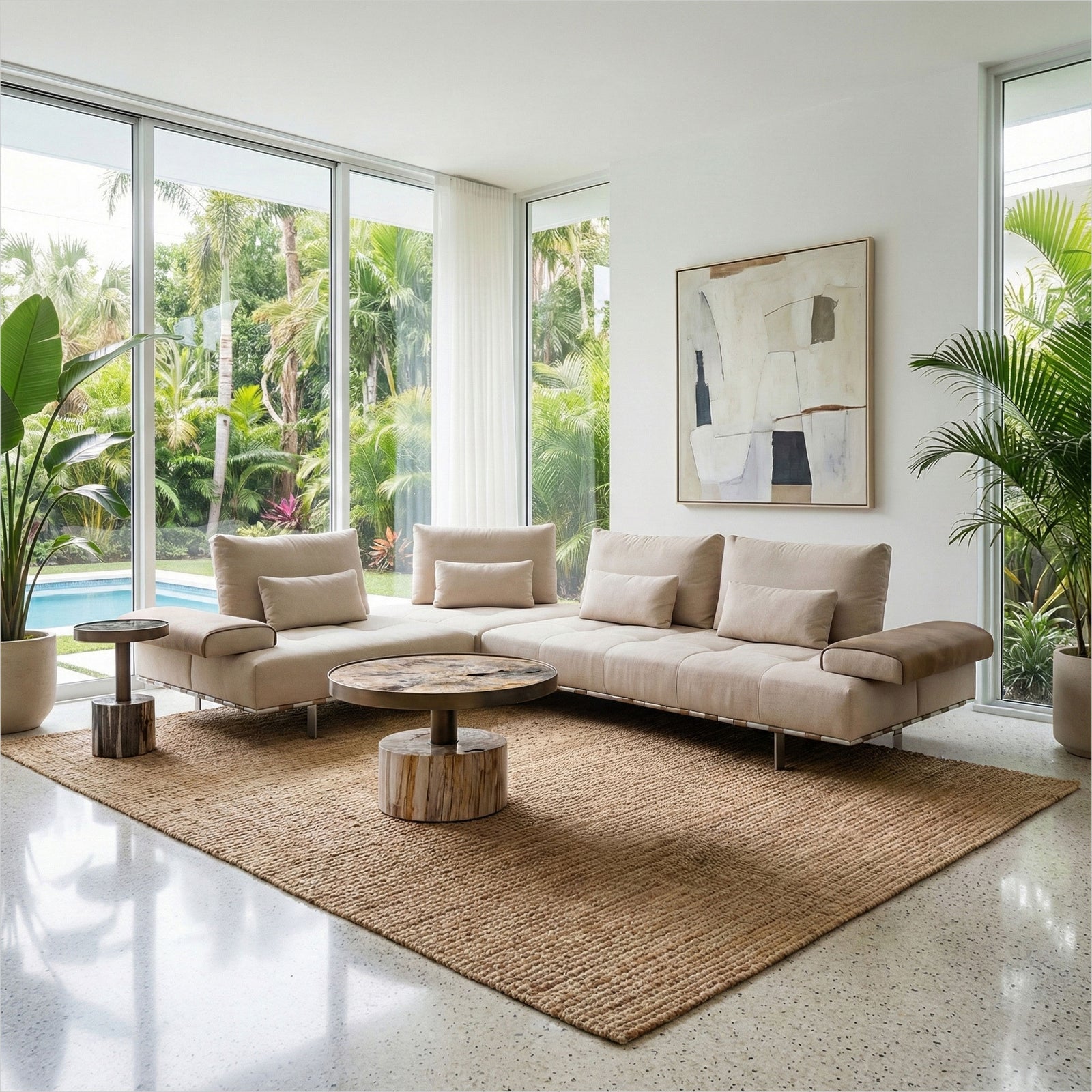 Libero Sectional - Leather