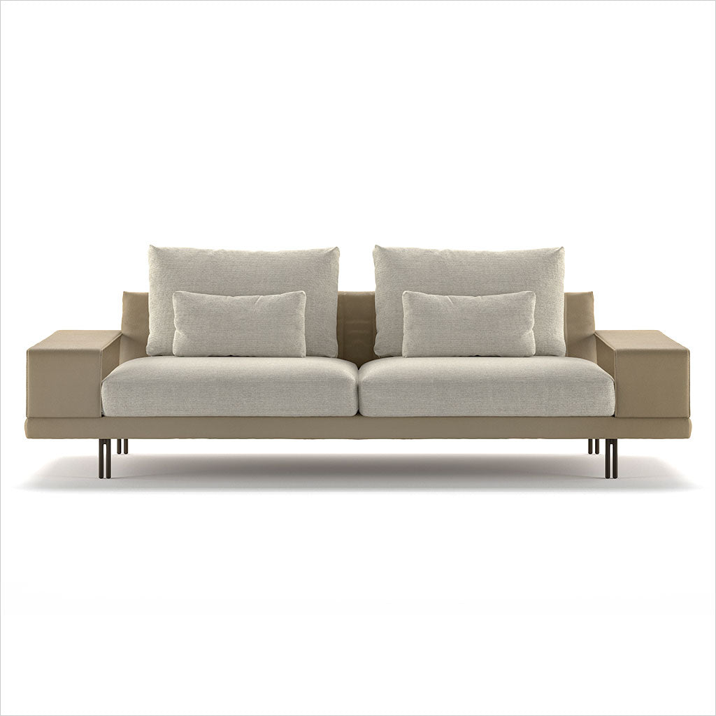 Twist Sofa - Beige Fabric