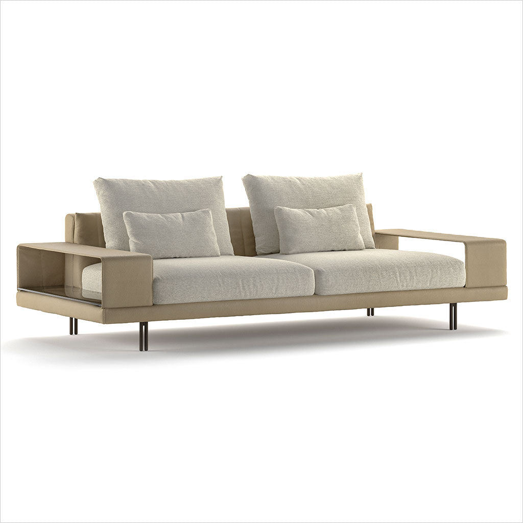Twist Sofa - Beige Fabric