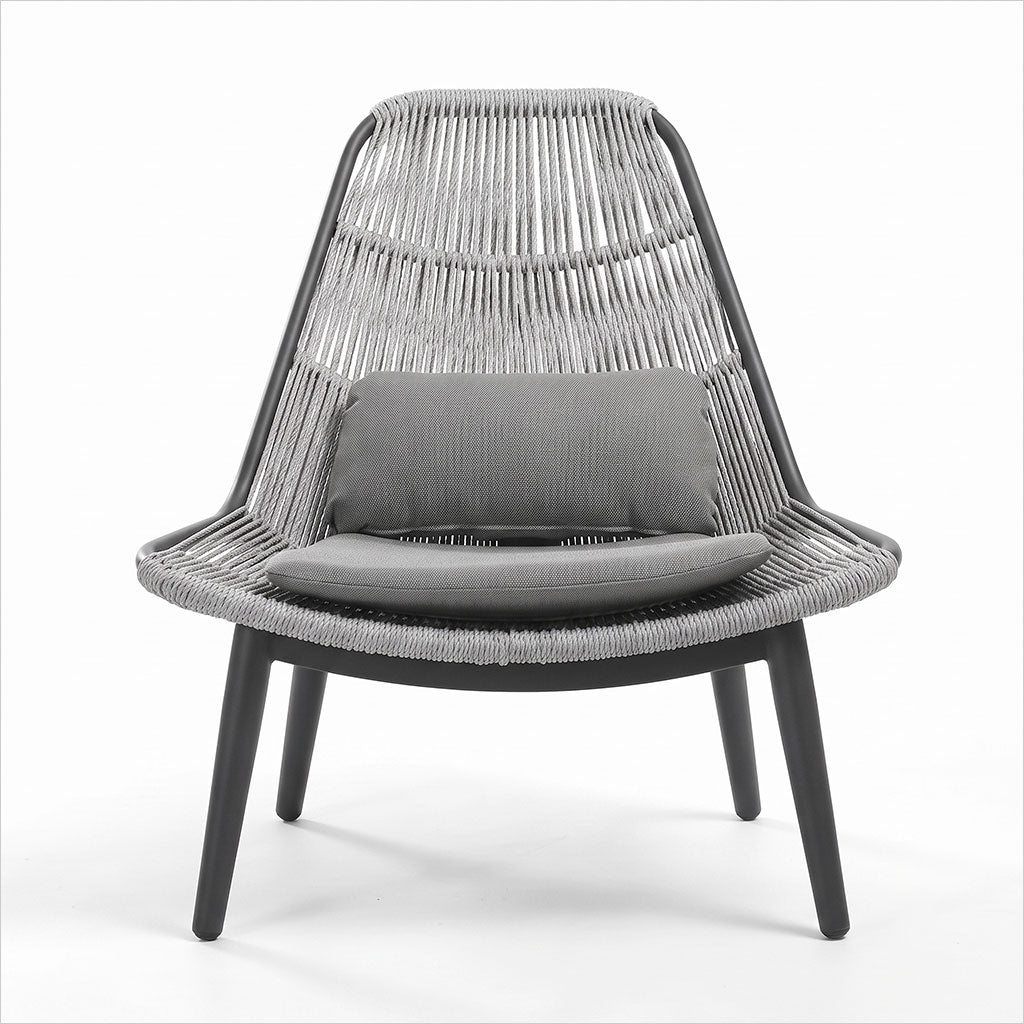 Elise Occasional Chair - Grey Charcoal