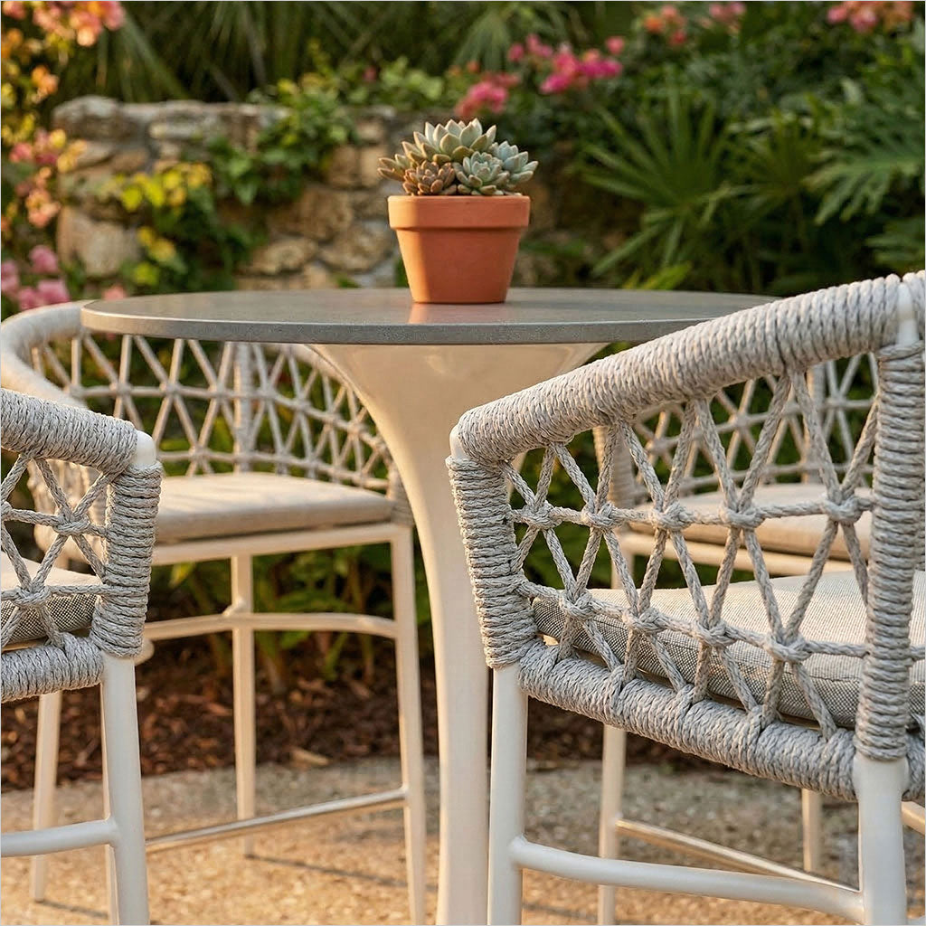 Juliet Bar Table - Grey Sintere