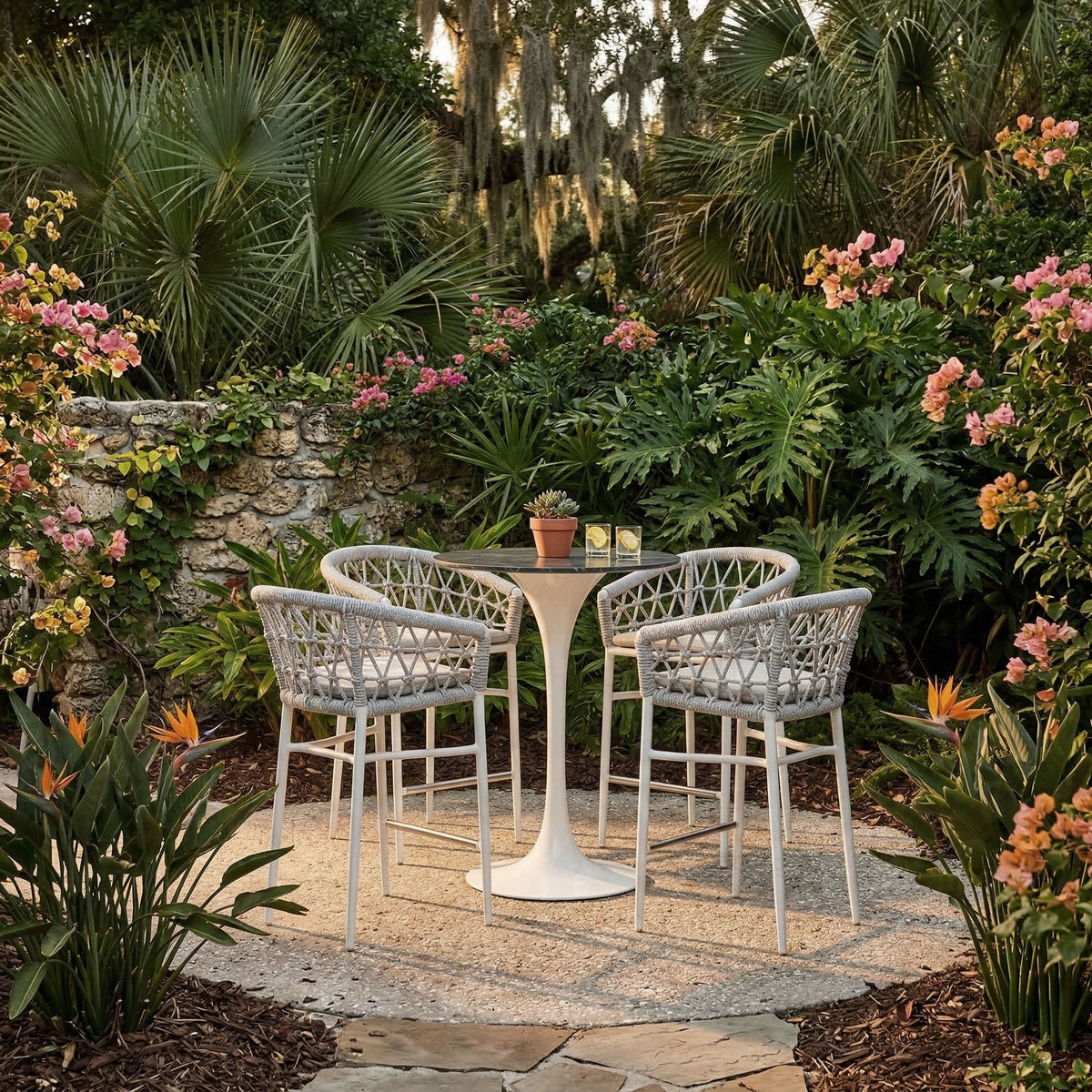 Juliet Bar Table - Grey Sintere