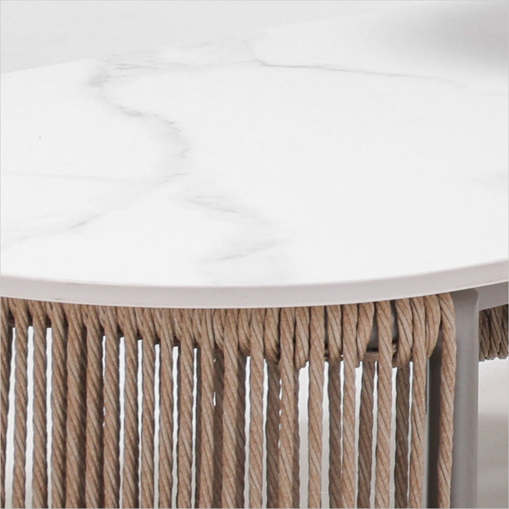 Lotus Rotating Coffee Table - Natural