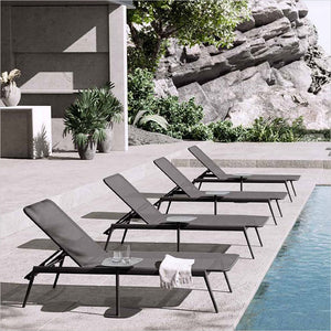 Muse Chaise Lounge - Charcoal