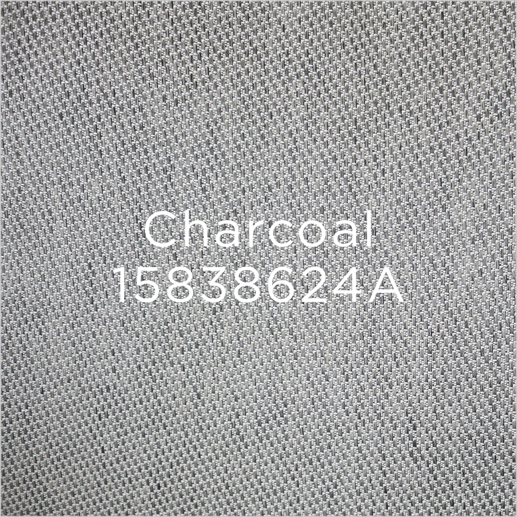 Elise Ottoman - Grey Charcoal