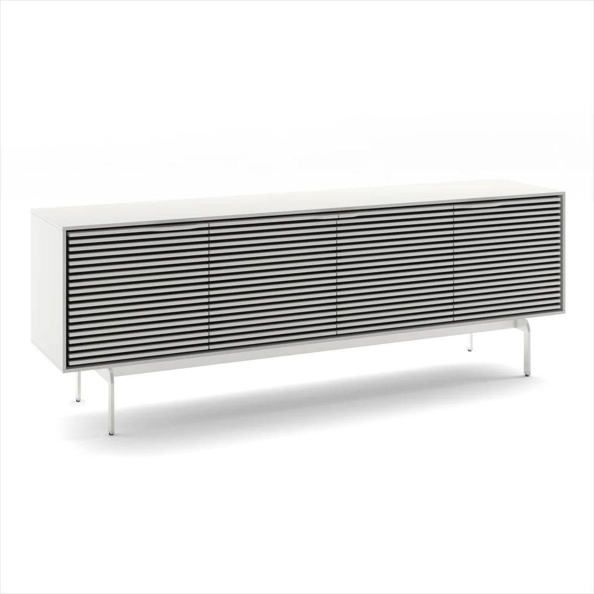 Align 7479 Media Cabinet - White - Console Base