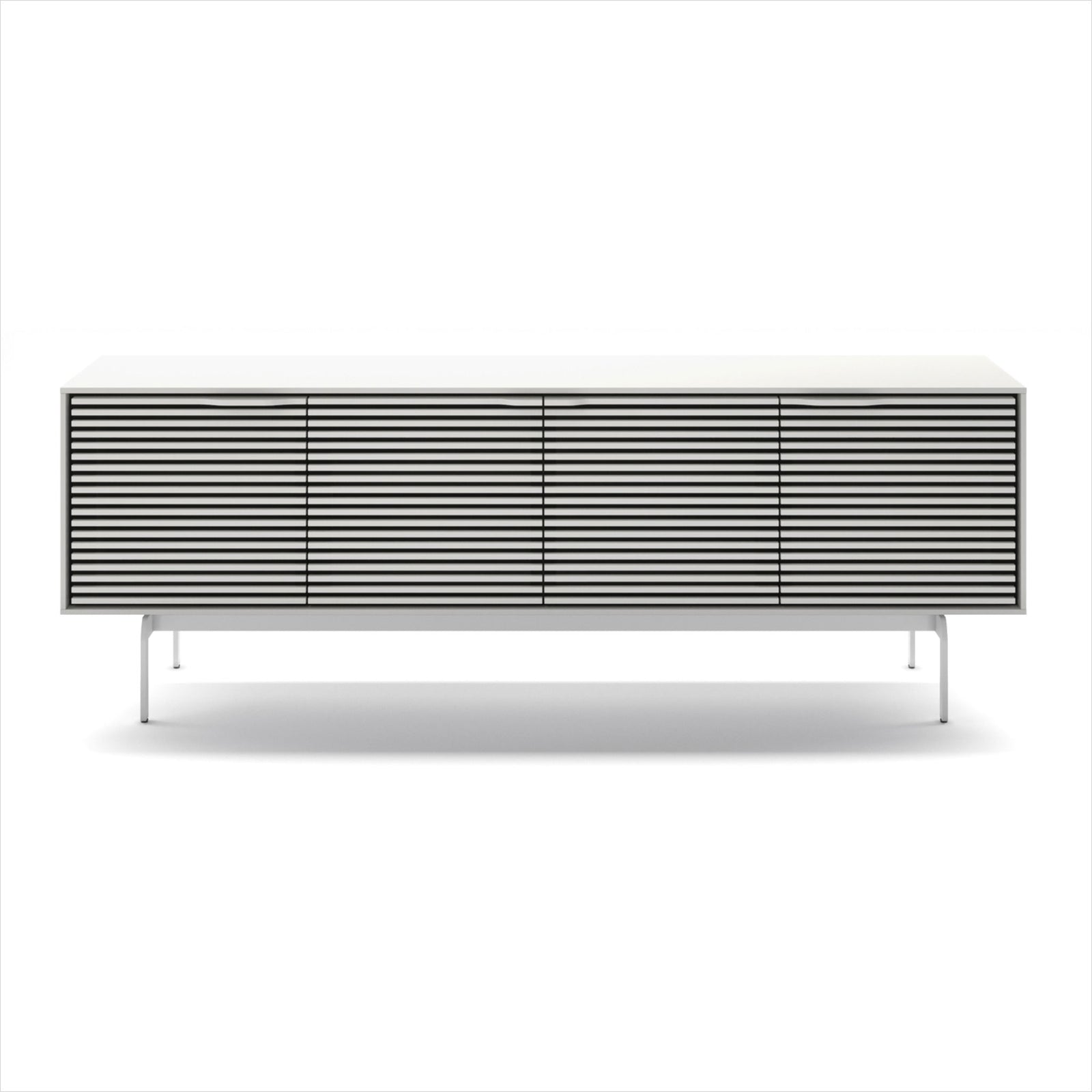 Align 7479 Media Cabinet - White - Console Base