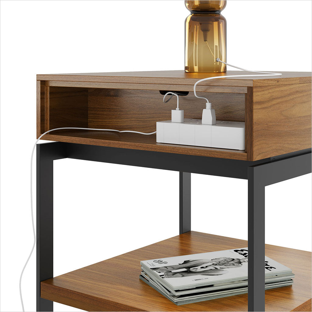 Cora End Table - Walnut