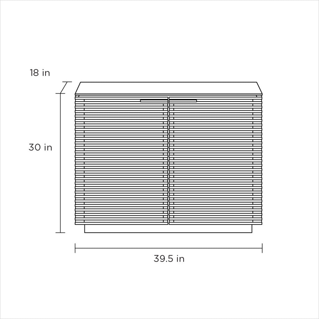 Corridor 8108 Cabinet - Walnut