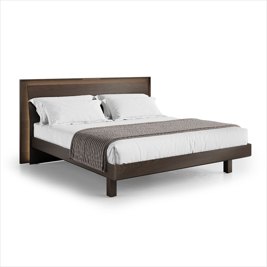 Kava Platform Bed - Toasted Oak