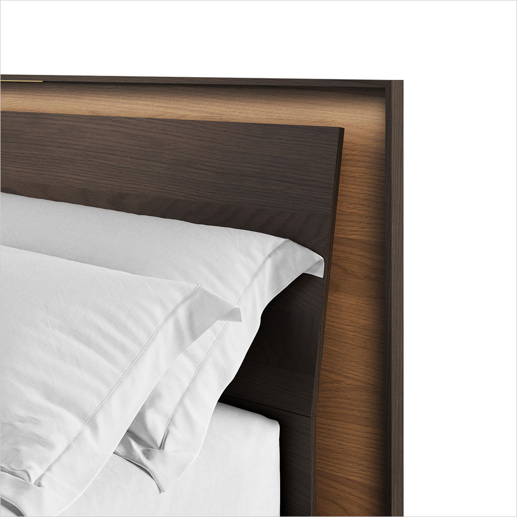Kava Platform Bed - Toasted Oak
