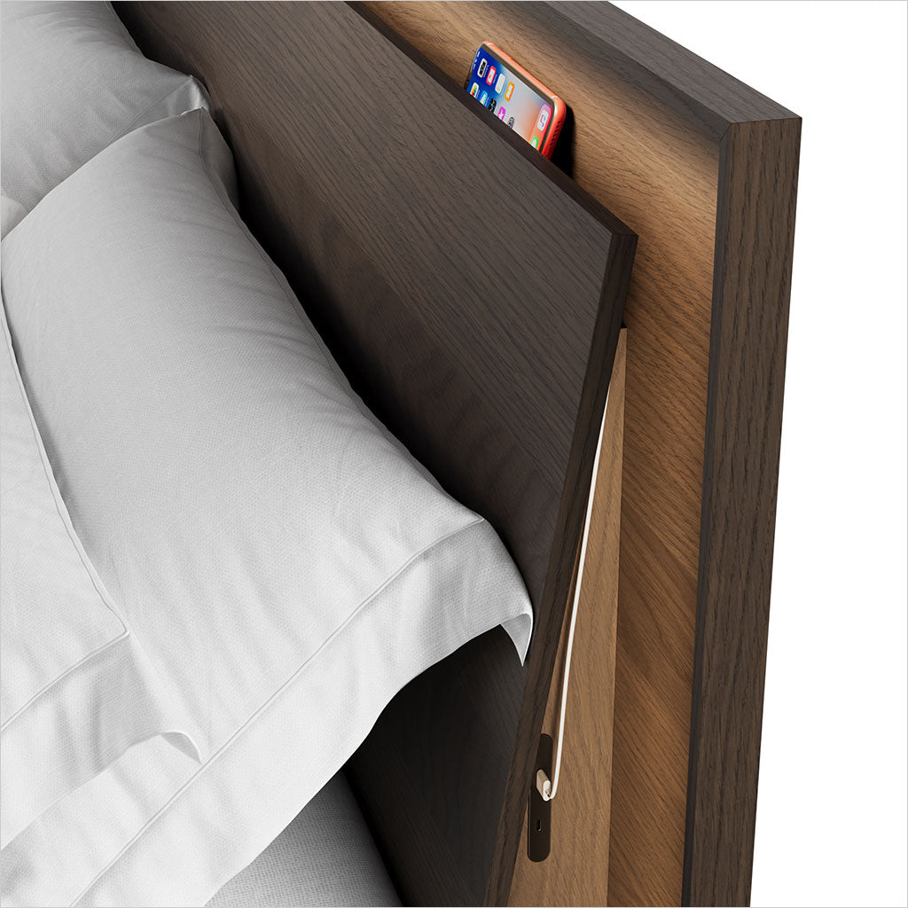 Kava Platform Bed - Toasted Oak