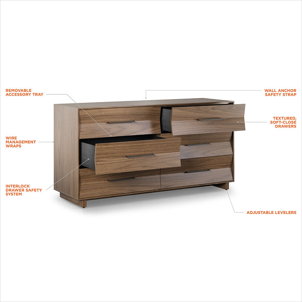 Kava Dresser - Walnut