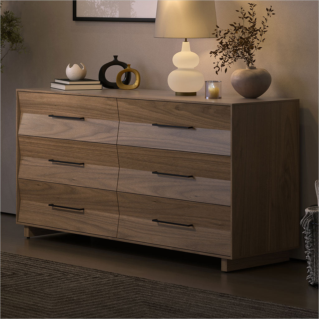 walnut brown dresser Kava Dresser - Walnut - Scan Design
