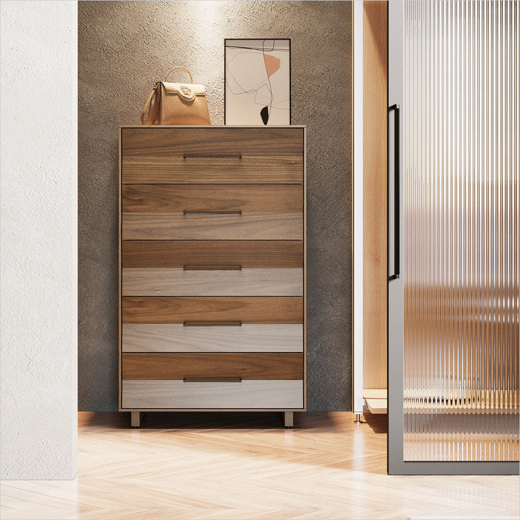 Kava High Chest - Walnut