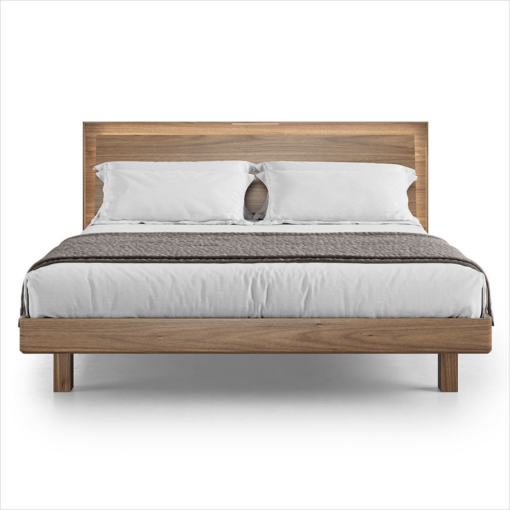 Kava Platform Bed - Walnut