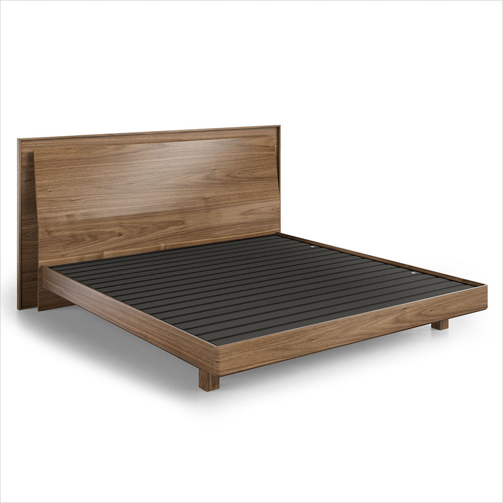 Kava Platform Bed - Walnut