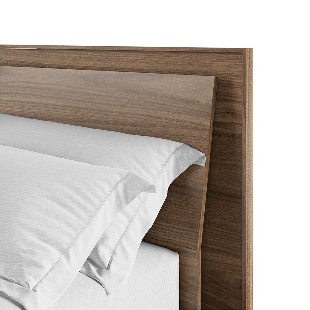 Kava Platform Bed - Walnut