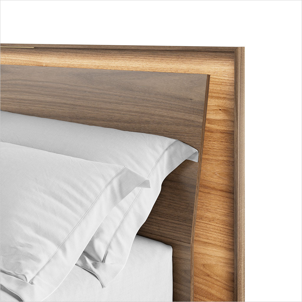 Kava Platform Bed - Walnut