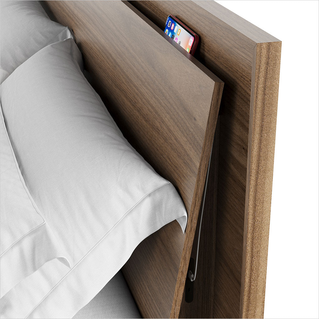Kava Platform Bed - Walnut