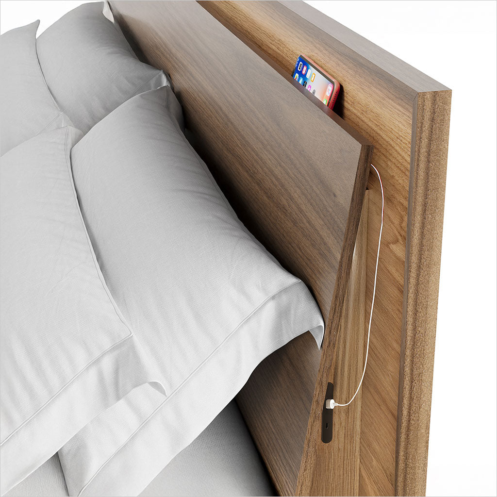 Kava Platform Bed - Walnut