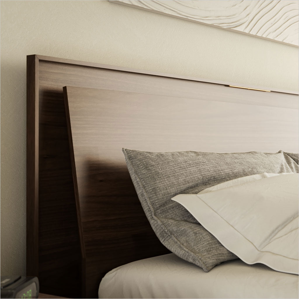 Kava Platform Bed - Walnut