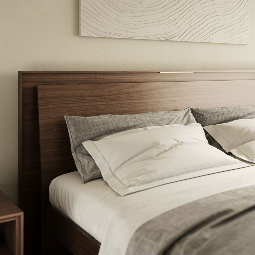 Kava Platform Bed - Walnut