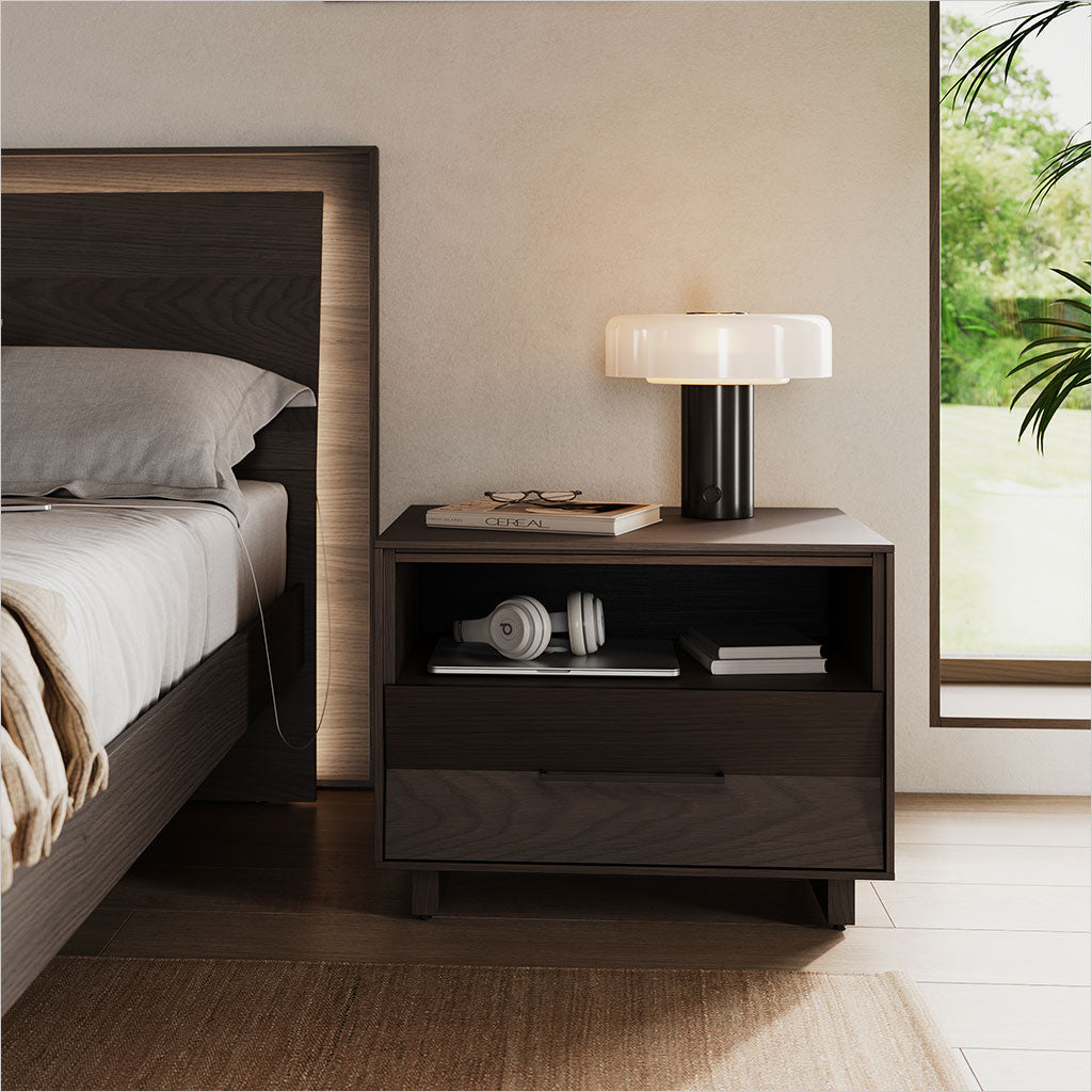 Kava Nightstand - 28 inch - Toasted Oak