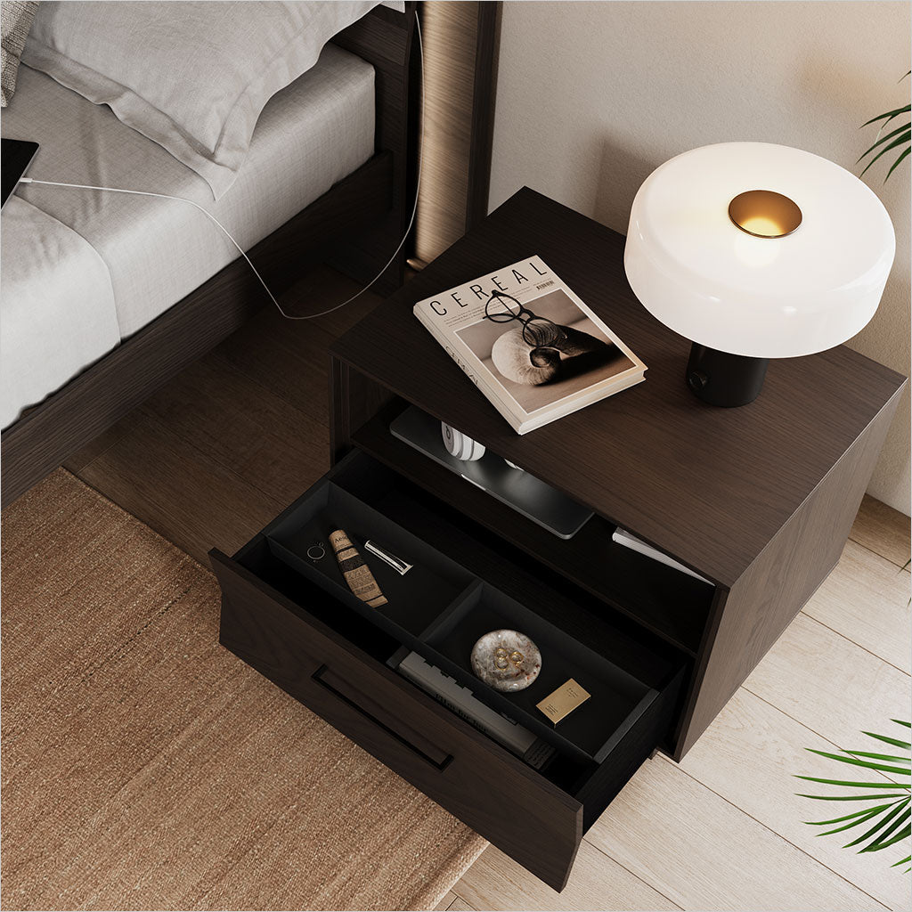 Kava Nightstand - 28 inch - Toasted Oak