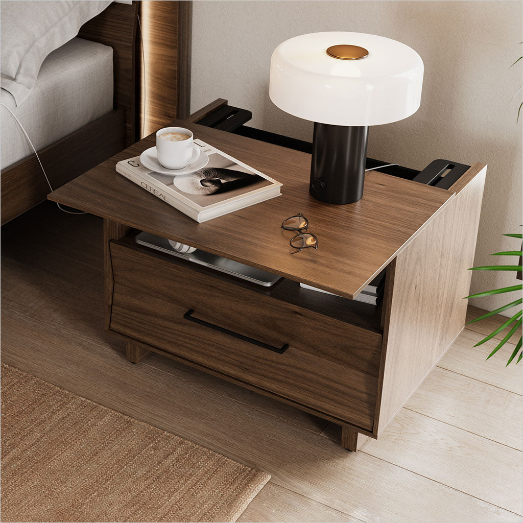 Kava Nightstand - 28 inch - Walnut