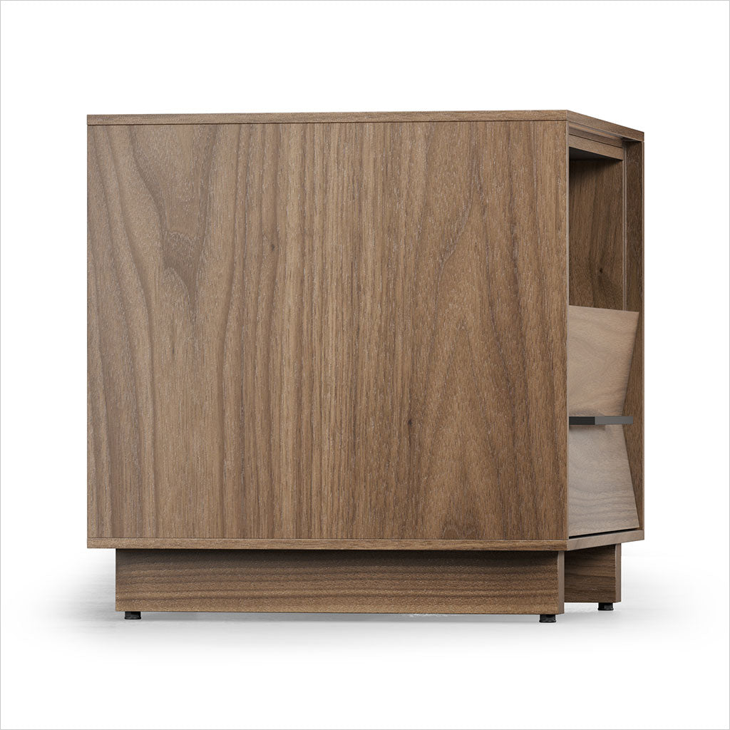 Kava Nightstand - 20 inch - Walnut