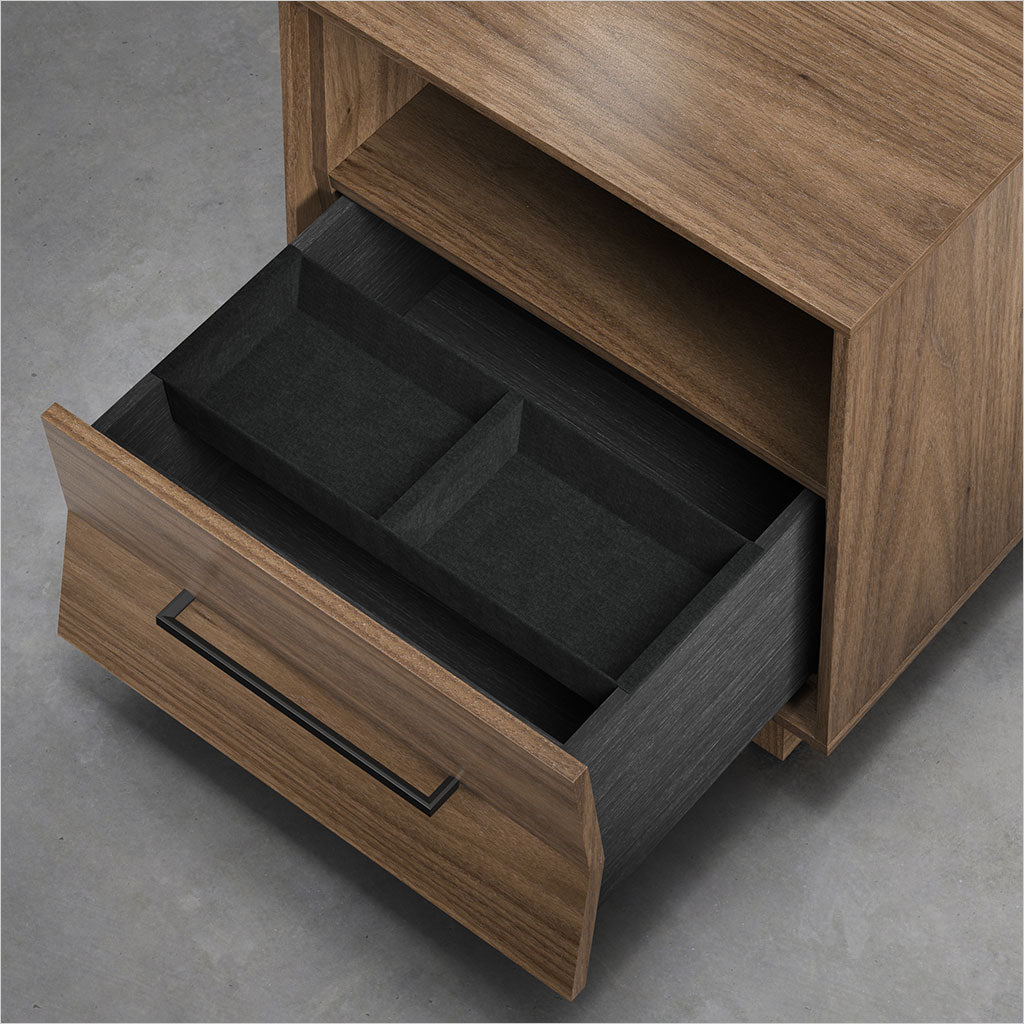 Kava Nightstand - 28 inch - Walnut