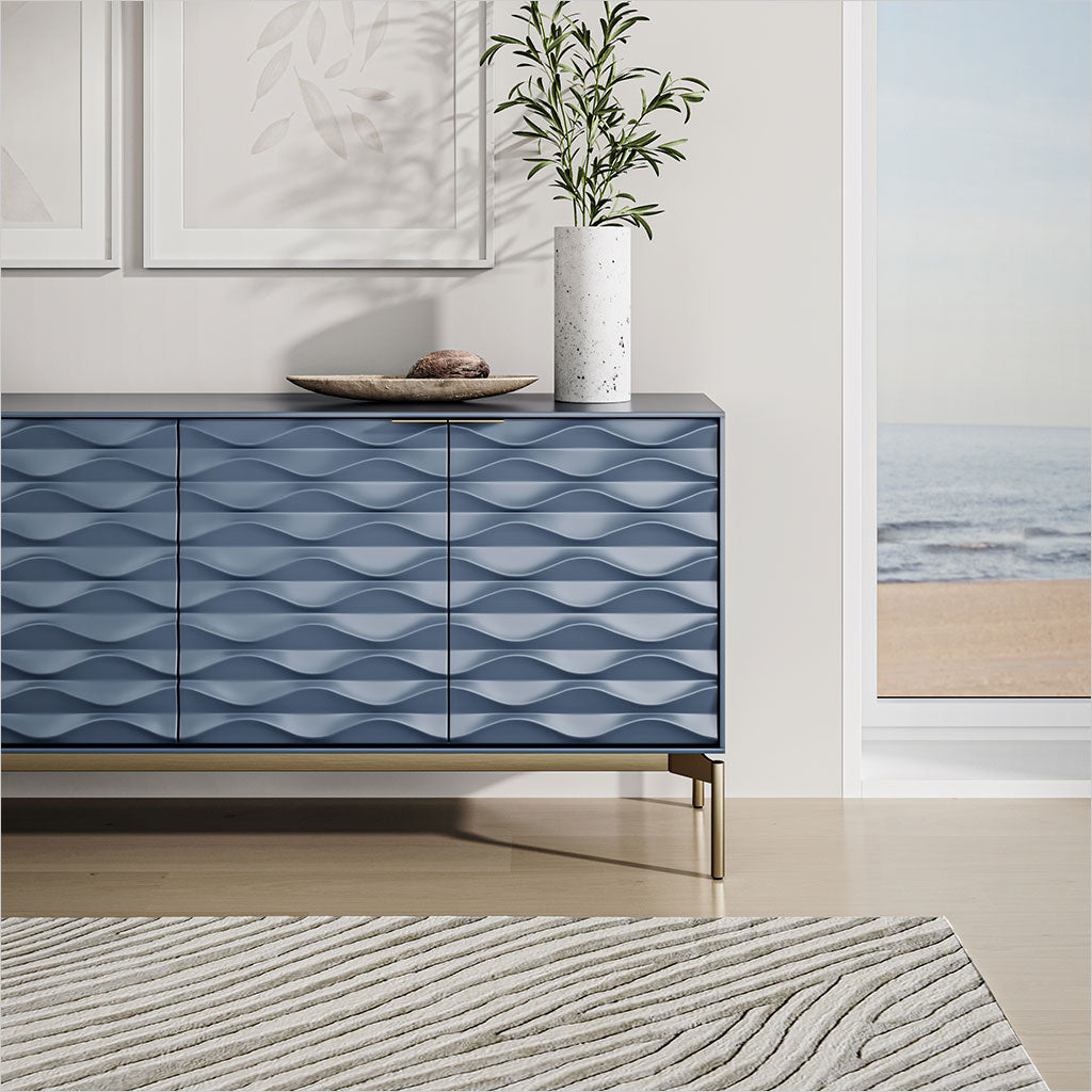 Ripple Credenza - Ocean