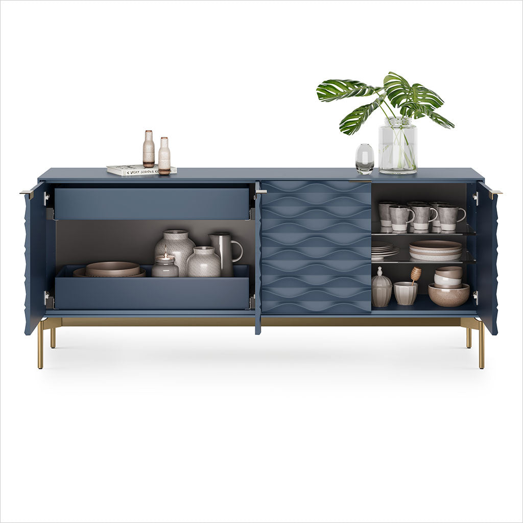 Ripple Credenza - Ocean