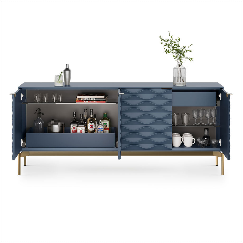 Ripple Credenza - Ocean
