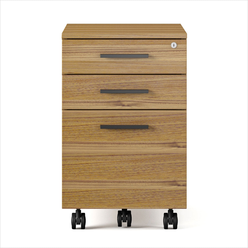 Sequel 20 Mobile File Cabinet 6107 - Walnut