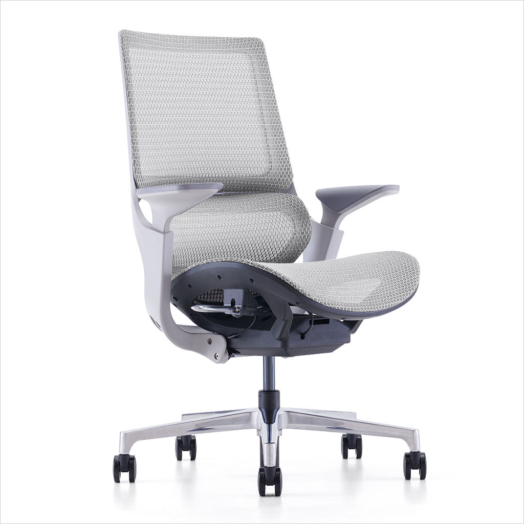 Fly LB Desk Chair - White Mesh