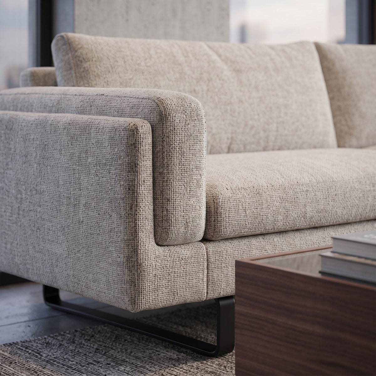 Mason Sofa - Tan Fabric