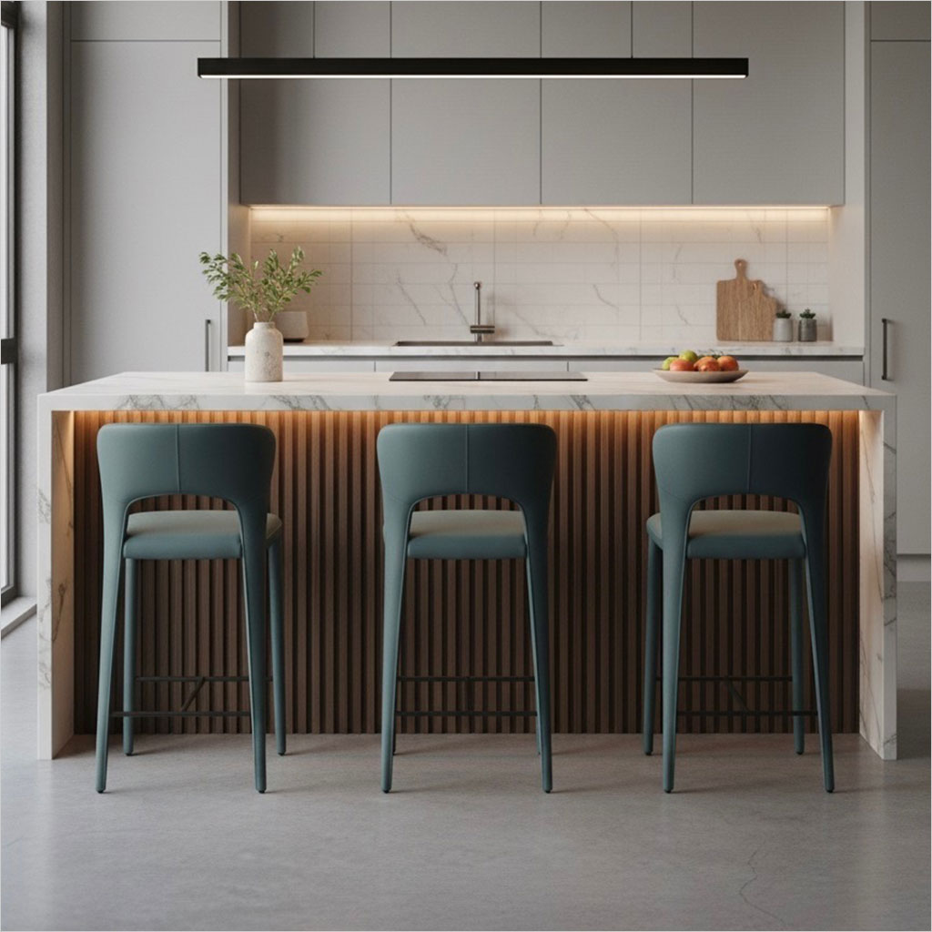 Nina Counter Stool - Blue