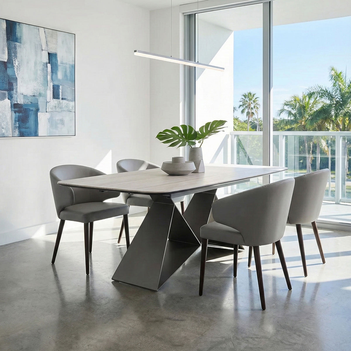 Liza Dining Chair - Light Grey