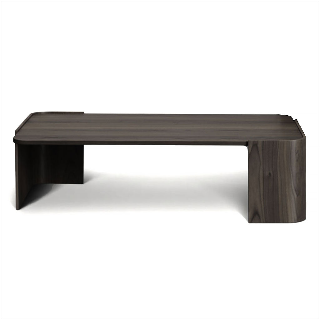 Corner Coffee Table - Dark Walnut