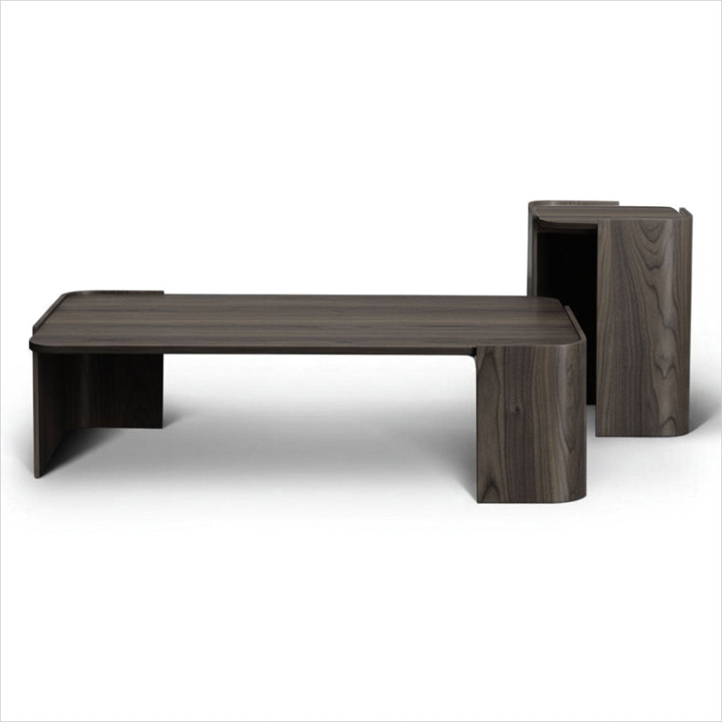 Corner Coffee Table - Dark Walnut