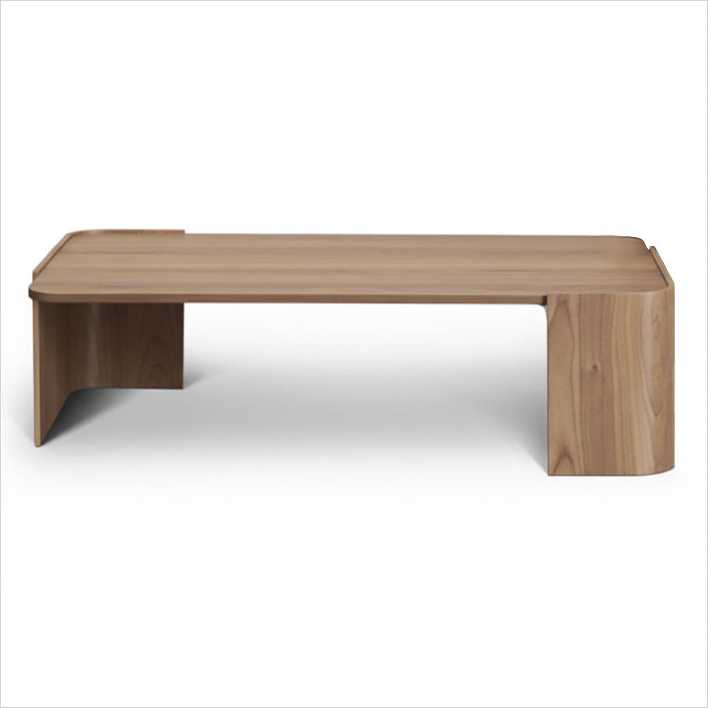 Corner Coffee Table - Natural Walnut