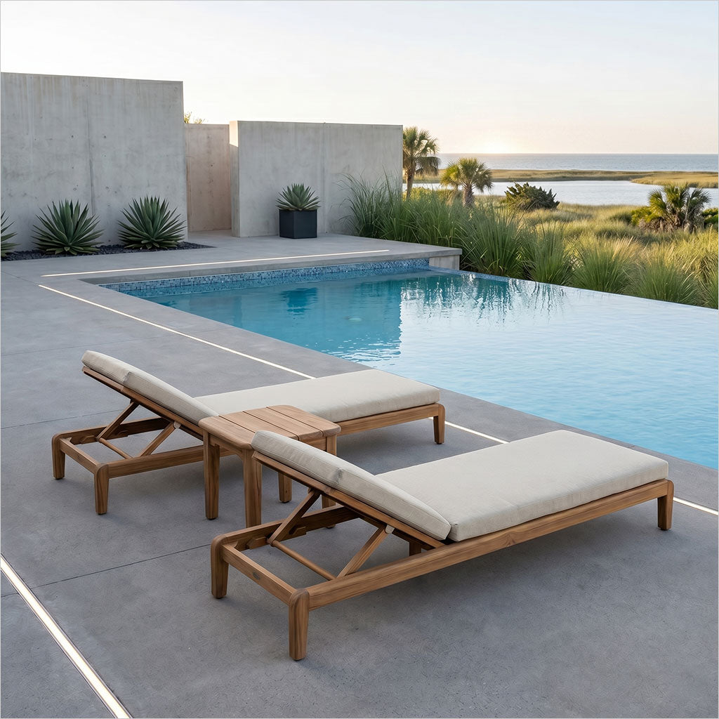 Summit End Table - Teak