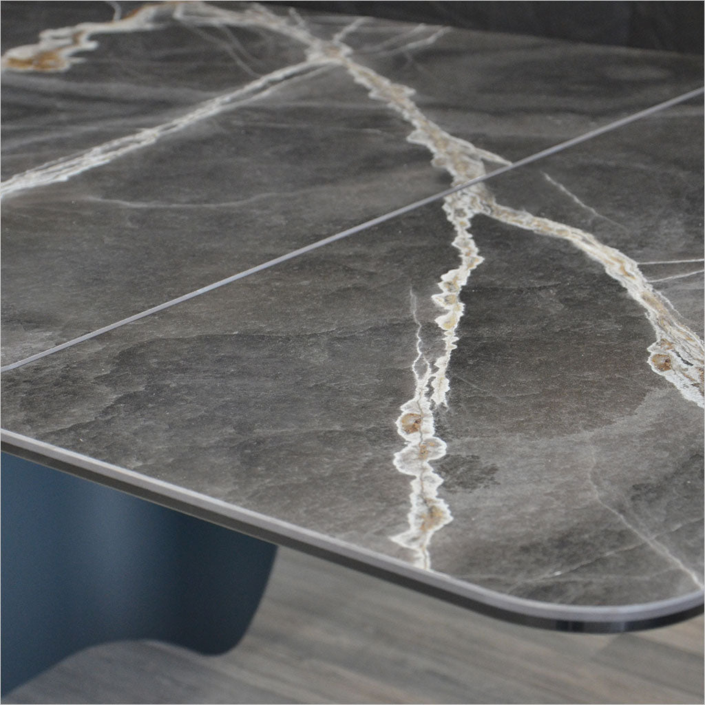 Desmo Dining Table - Black Onyx